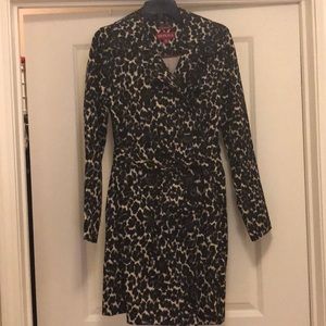 Cheetah Print Trench Coat